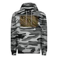 Slate Camo Camouflage Glitter Background Premium Hoodie - Jasminsmagicworld