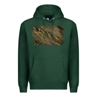 Sports Green Camouflage Glitter Background Premium Hoodie - Jasminsmagicworld
