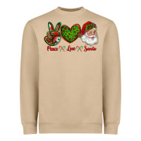 Mushroom peace love santa Heavyweight Sweatshirt - RanaPortraitStore