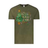 Vintage Olive Jolly Jolly Babe Vintage Tee - CowhideDigitalArt