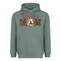 Sage Bulldog Mom Heavyweight Hoodie - Jasminsmagicworld