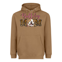 Bulldog Mom Heavyweight Hoodie | Teevron