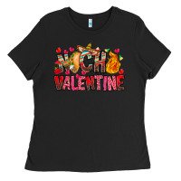 Black Nacho Valentine Ladies Tee - CowhideDigitalArt
