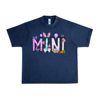 Navy easter day mini Urban Heavy Tee - CowhideDigitalArt