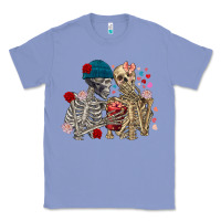 Colony Blue Skeleton couple Valentine's Day Classic Tee - FaDigitalArtStudio