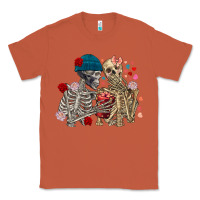Copper Skeleton couple Valentine's Day Classic Tee - FaDigitalArtStudio