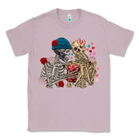 Lilac Skeleton couple Valentine's Day Classic Tee - FaDigitalArtStudio