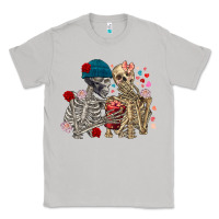 Moon Dust Skeleton couple Valentine's Day Classic Tee - FaDigitalArtStudio
