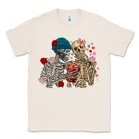 Natural Skeleton couple Valentine's Day Classic Tee - FaDigitalArtStudio