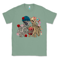 Sage Skeleton couple Valentine's Day Classic Tee - FaDigitalArtStudio