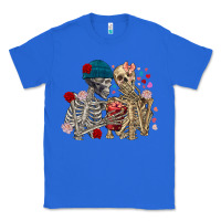 True Royal Skeleton couple Valentine's Day Classic Tee - FaDigitalArtStudio