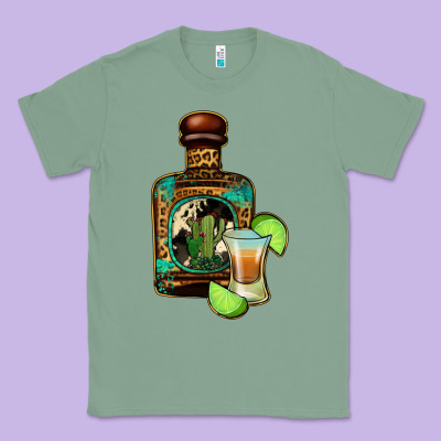 Tequila Squad Classic Tee Designed By Jasminsmagicworld