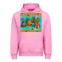 Fuchsia Pink fall pumpkin tumbler Urban Hoodie - RanaPortraitStore