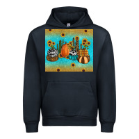 Navy fall pumpkin tumbler Urban Hoodie - RanaPortraitStore