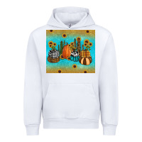 White fall pumpkin tumbler Urban Hoodie - RanaPortraitStore