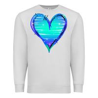 Dove Grey Mermaid Heart Premium Sweatshirt - Jasminsmagicworld