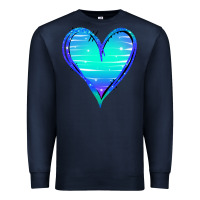 Navy Mermaid Heart Premium Sweatshirt - Jasminsmagicworld