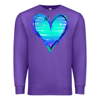 Purple Mermaid Heart Premium Sweatshirt - Jasminsmagicworld