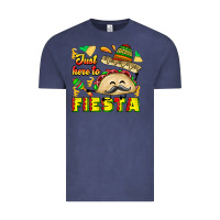 Vintage Denim Just Here To Fiesta Vintage Tee - CowhideDigitalArt