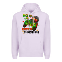 Lilac ho ho ho gamer Christmas Premium Hoodie - BarkalooDesign