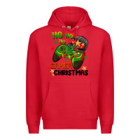Red ho ho ho gamer Christmas Premium Hoodie - BarkalooDesign