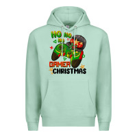 Seafoam ho ho ho gamer Christmas Premium Hoodie - BarkalooDesign