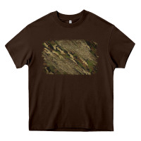Chocolate Brown Camouflage Glitter Background Heavy Core Tee - Jasminsmagicworld