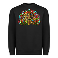 Black christmas rainbow with leopard cactus Heavyweight Sweatshirt - RanaPortraitStore