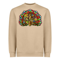 Mushroom christmas rainbow with leopard cactus Heavyweight Sweatshirt - RanaPortraitStore
