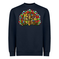 Navy christmas rainbow with leopard cactus Heavyweight Sweatshirt - RanaPortraitStore
