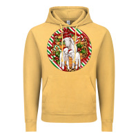 Vintage Mustard christmas goat family ornament Vintage Hoodie - Artiststas