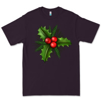 Plum Mistletoe Premium Tee - BundleAndBundleShop