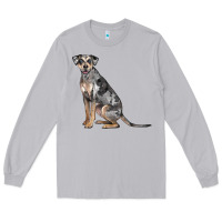 Moon Dust catahoula leopard dog Long Sleeve Tee - LillyAllenDesigns