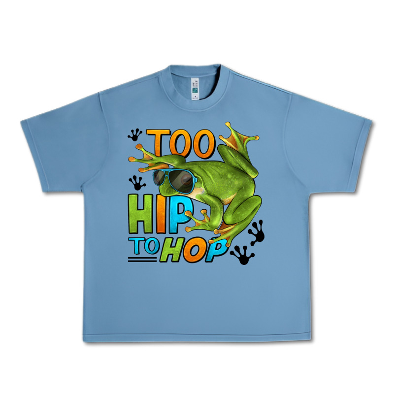 Too Hip To Hop Frog Urban Heavy Tee by LillyAllenDesigns | Teevron