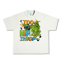Pistachio too hip to hop frog Urban Heavy Tee - LillyAllenDesigns