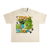 Sandshell too hip to hop frog Urban Heavy Tee - LillyAllenDesigns