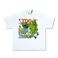 White too hip to hop frog Urban Heavy Tee - LillyAllenDesigns