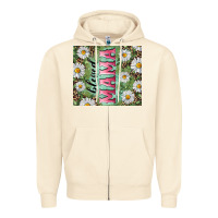Blessed Mama With Daisy And Leopard Zipper Hoodie | Teevron