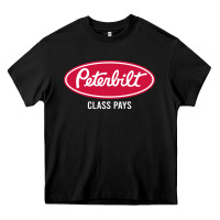 Black peterbilt class pays, peterbilt class pays art, peterbilt class pays w Heavy Core Tee - baoMotion