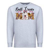Heather Grey western bull terrier mom Premium Sweatshirt - RanaPortraitStore