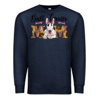 Navy western bull terrier mom Premium Sweatshirt - RanaPortraitStore
