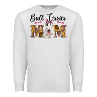 Oatmeal Heather western bull terrier mom Premium Sweatshirt - RanaPortraitStore