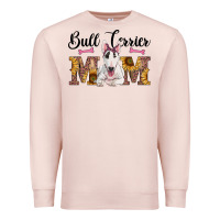 Pale Pink western bull terrier mom Premium Sweatshirt - RanaPortraitStore