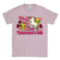 Lilac My first Valentine's Day Unicorn Classic Tee - FaDigitalArtStudio