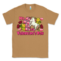 Toasted Coconut My first Valentine's Day Unicorn Classic Tee - FaDigitalArtStudio