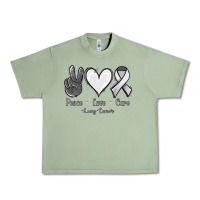 Oil Green Peace Love Cure Lung Cancer Urban Heavy Tee - Jasminsmagicworld
