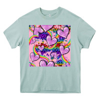 Arona pride heart seamless pattern Heavy Core Tee - FaDigitalArtStudio