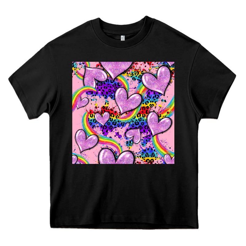 Pride Heart Seamless Pattern Heavy Core Tee by FaDigitalArtStudio | Teevron