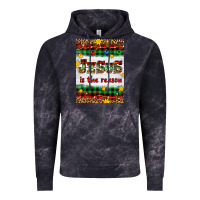 Cloud Black Christmas Jesus Is The Reason Vintage Hoodie - Artiststas
