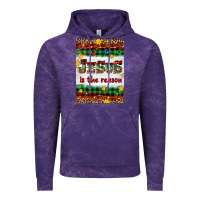 Cloud Purple Christmas Jesus Is The Reason Vintage Hoodie - Artiststas